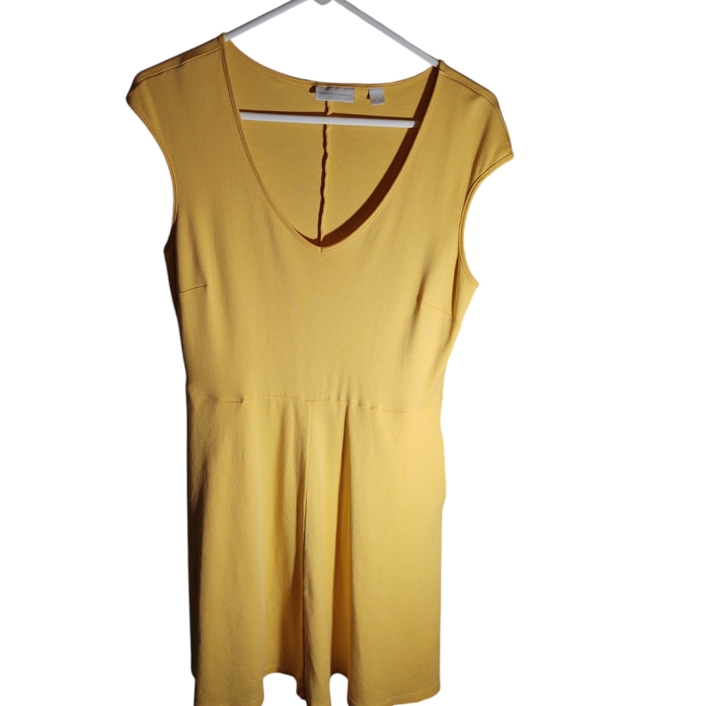 Yellow Banana Republic dress